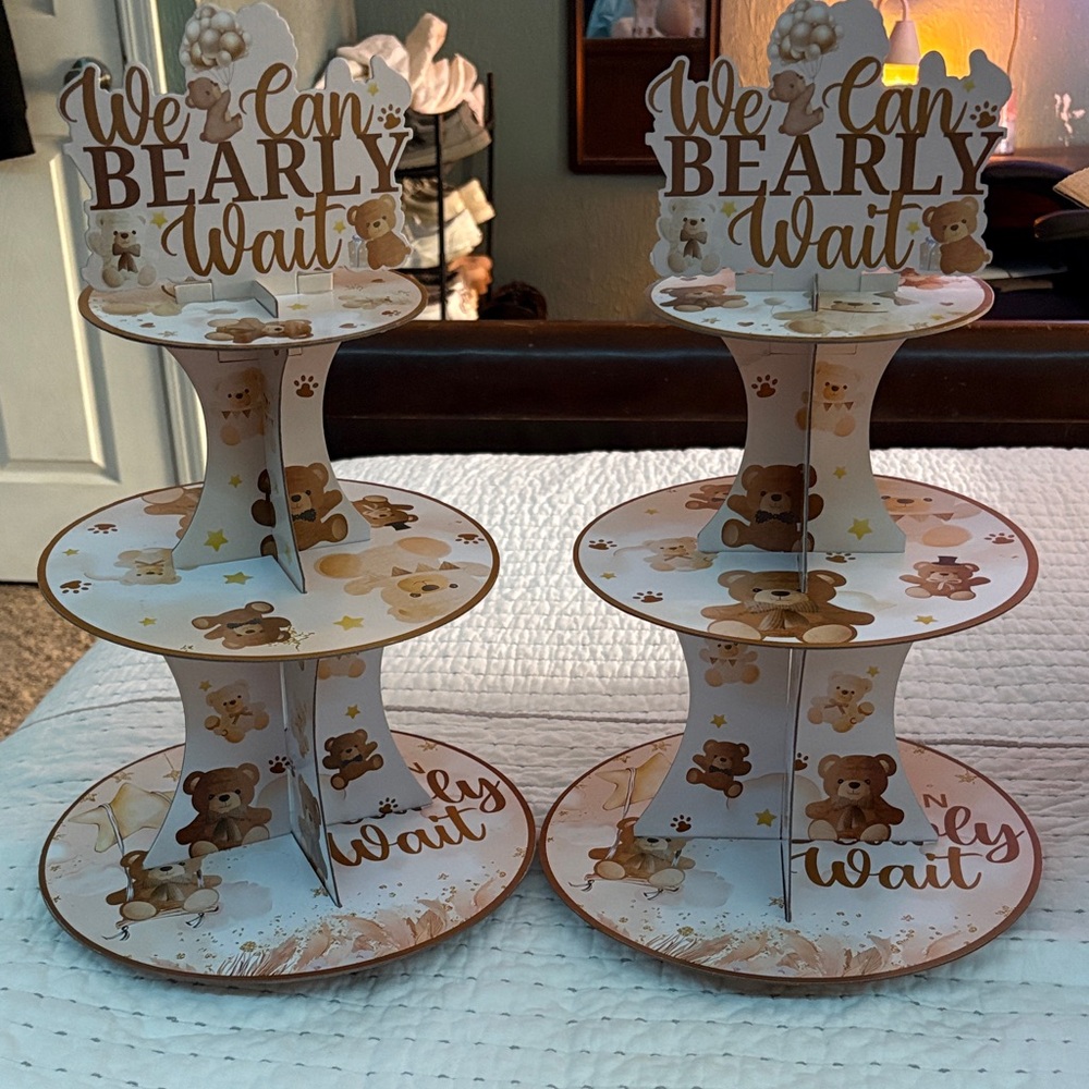 Bear Themed Cupcake Stand